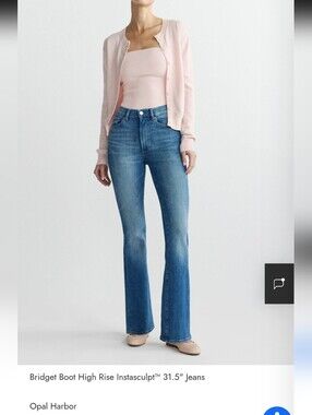 DL1961 Bridget Boot High-Rise Instasculpt 31.5" Jeans Size 25